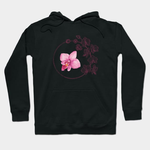 orchid Hoodie by InspirationalDesign